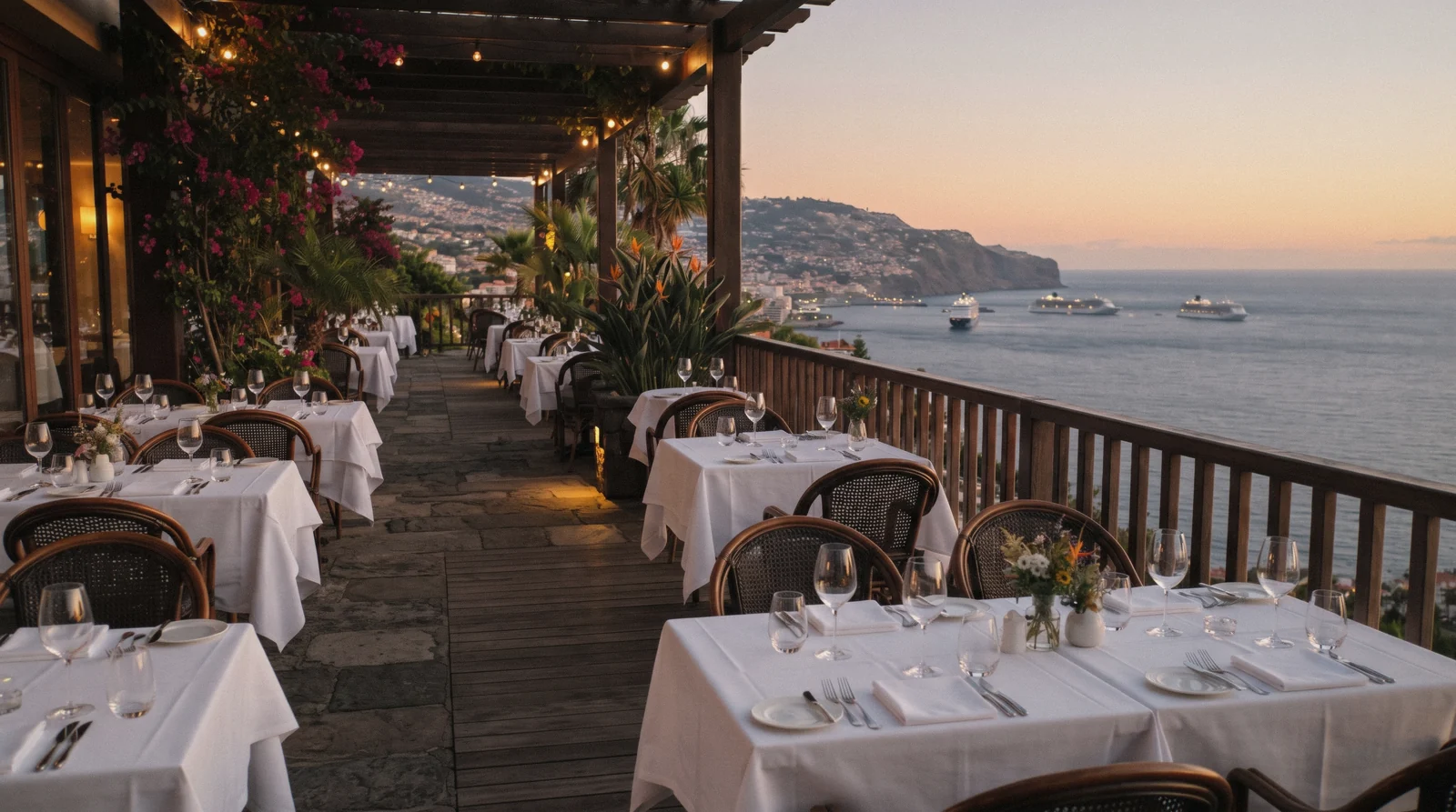 The ten MICHELIN Guide 2026 entries for Funchal compared by tier and district on a table